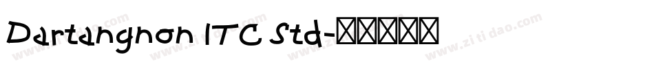 Dartangnon ITC Std字体转换